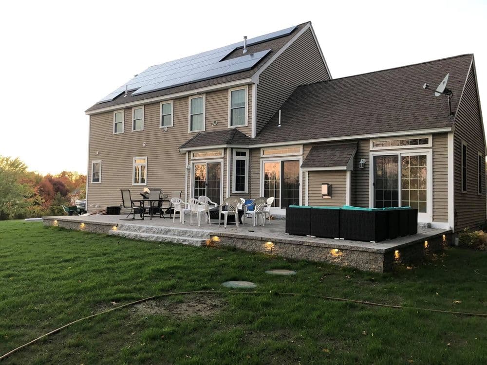 Gallery photos for Backyard Patio Installation in Methuen, MA: Image #1