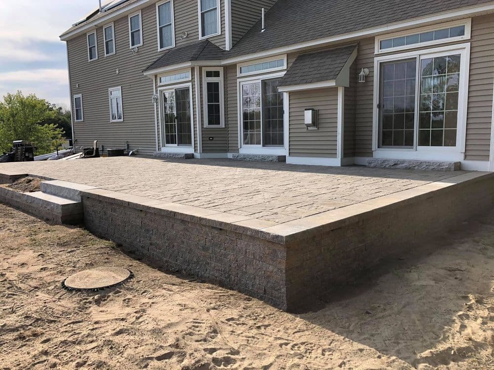 Gallery photos for Backyard Patio Installation in Methuen, MA: Image #3