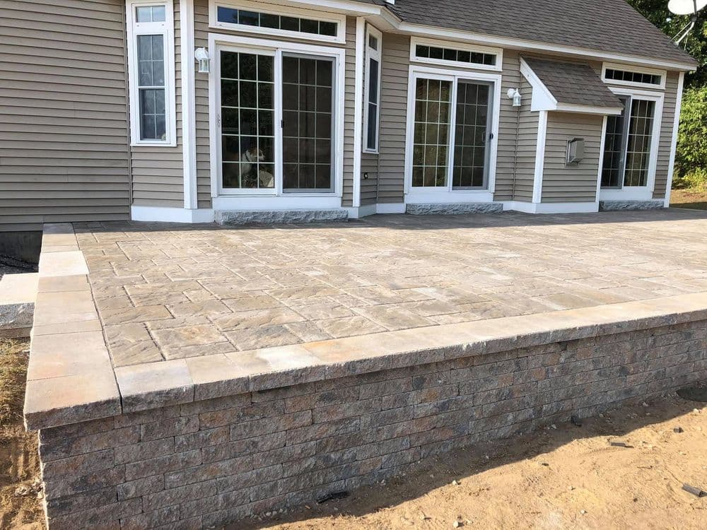 Backyard Patio Installation in Methuen, MA image