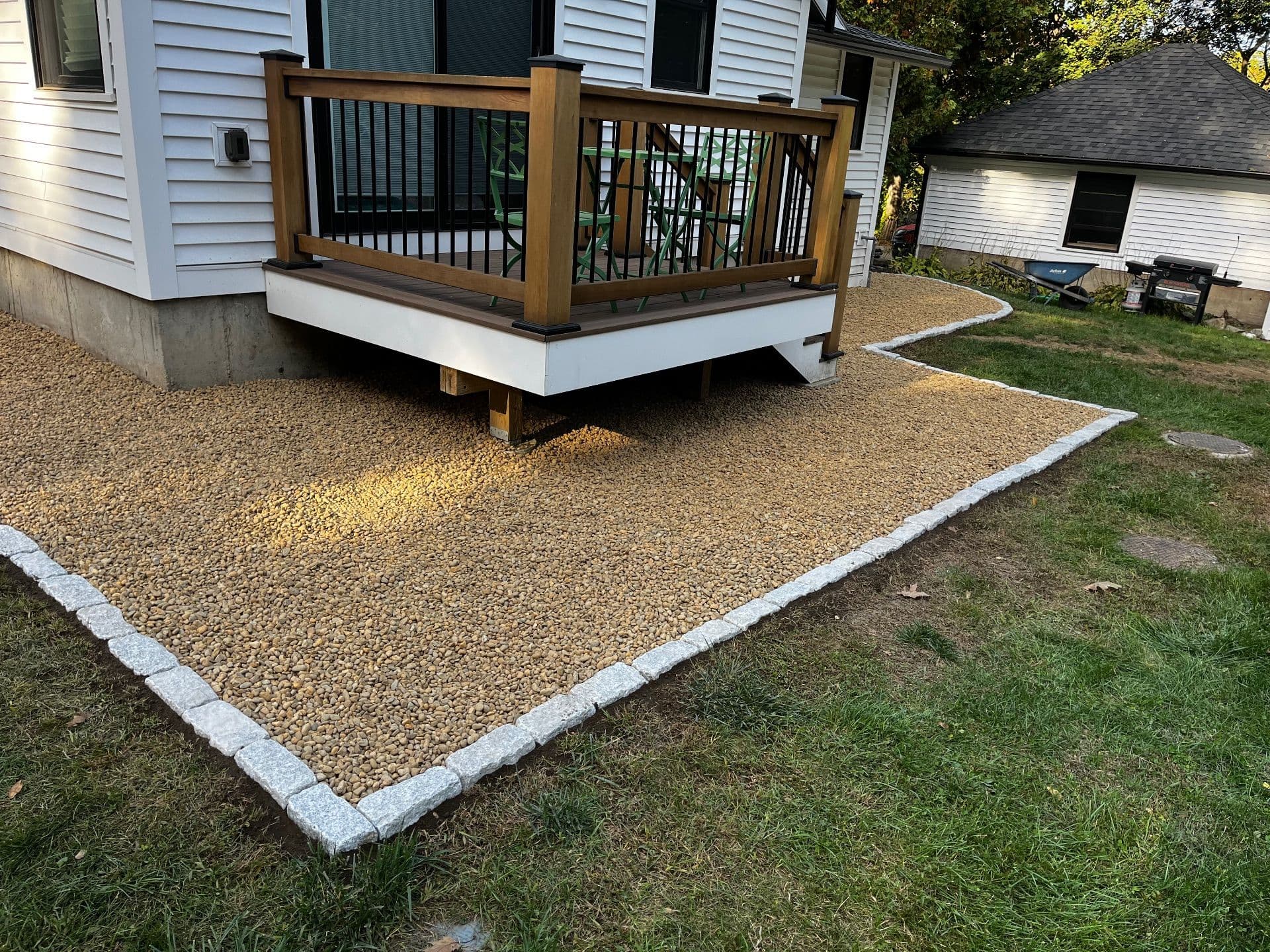 Gallery photos for Curb Appeal Boost with Cobblestone Edging and Stones: Image #7